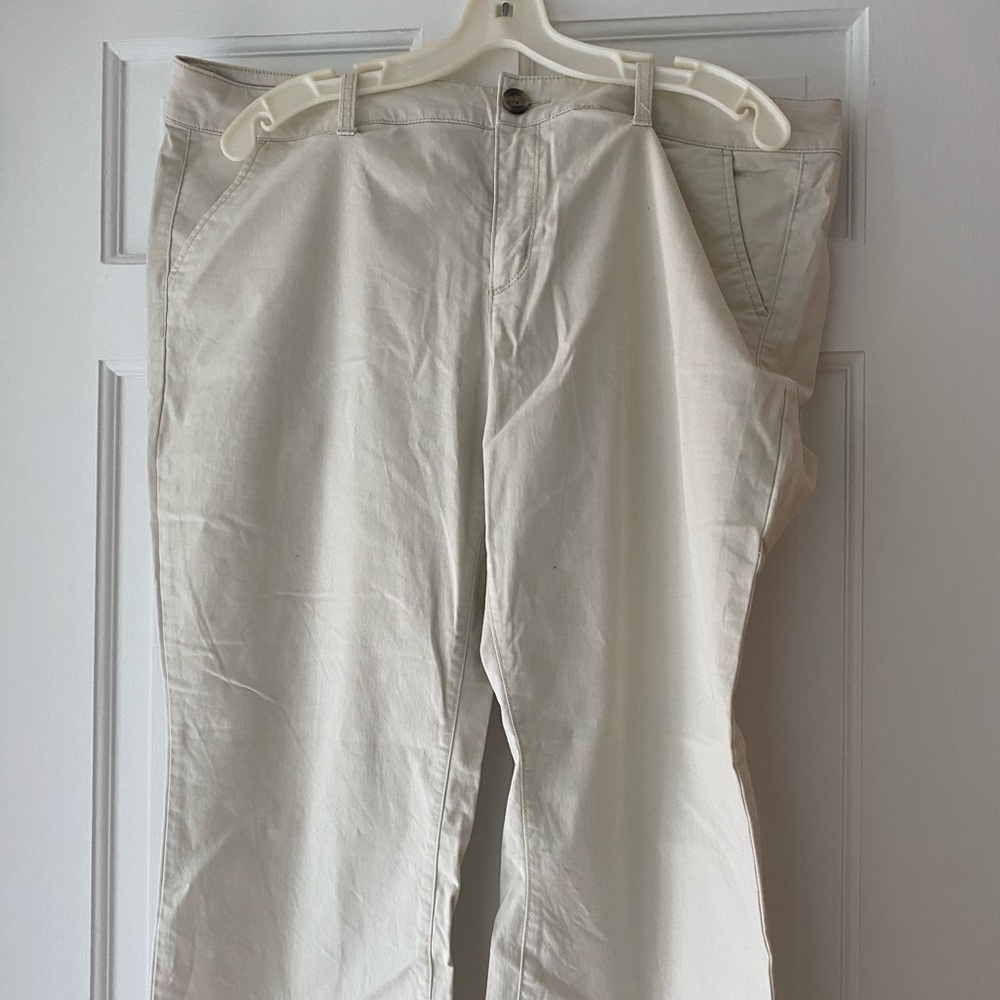AE bootcut khakis